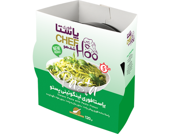 Chef-Hoo-Pesto-Pasta پاستا فوری لینگوئینی پستو
